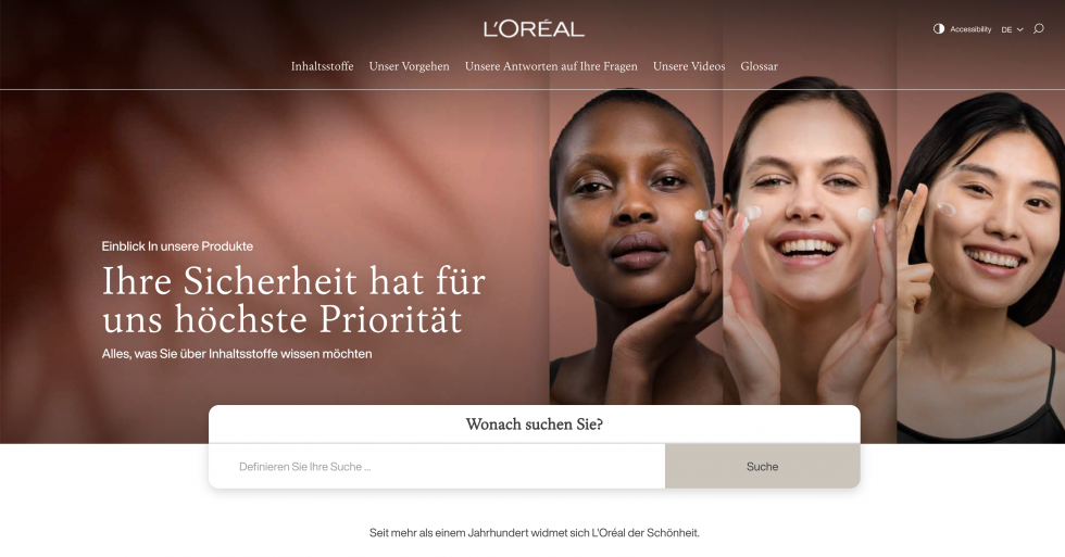 Einblick in Loreal Produkte