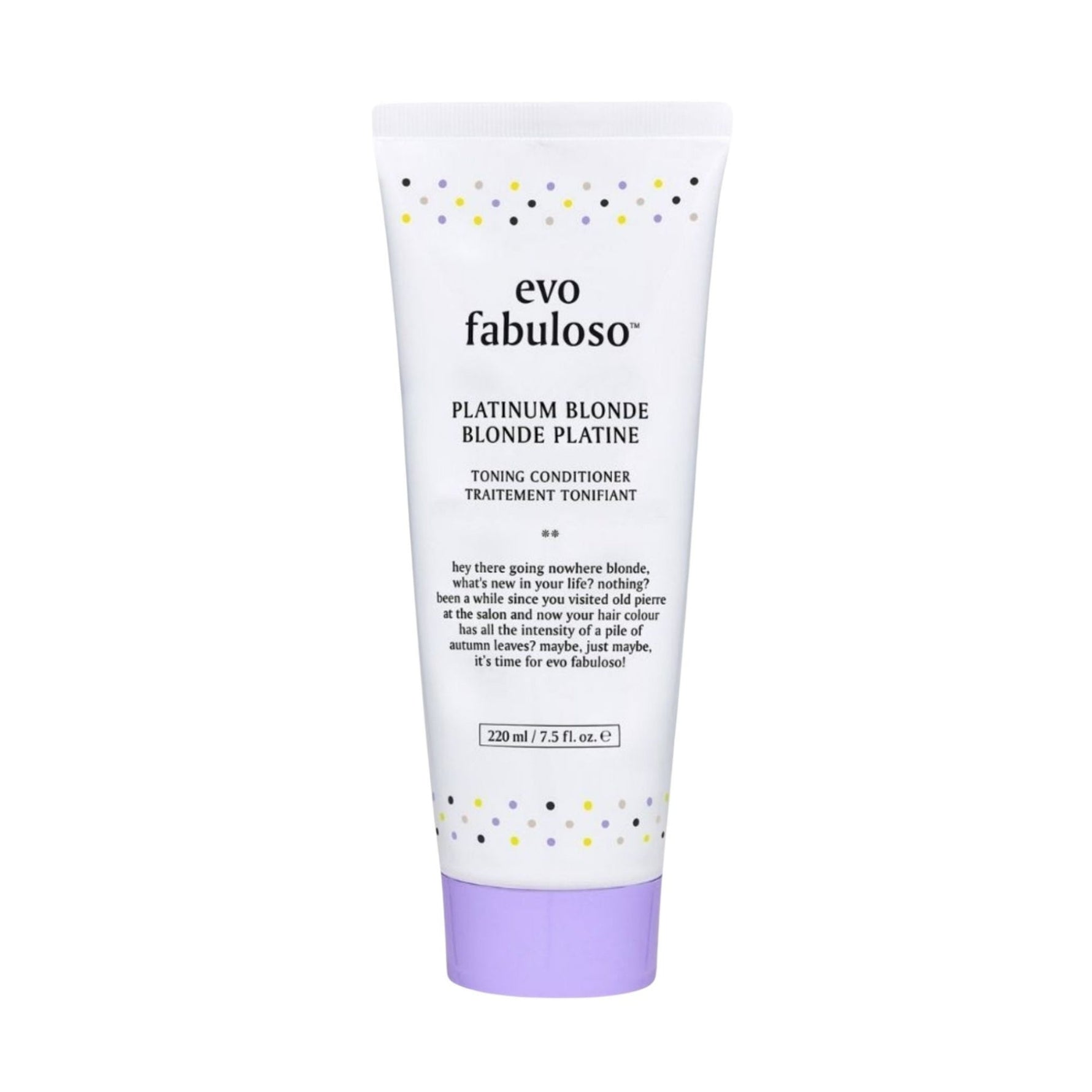 evo Fabuloso Platinum Blonde Colour Boosting Treatment 220 ml