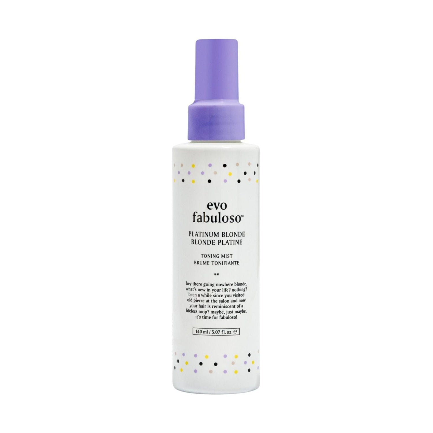 evo Fabuloso Platinum Blonde Toning Mist 140 ml
