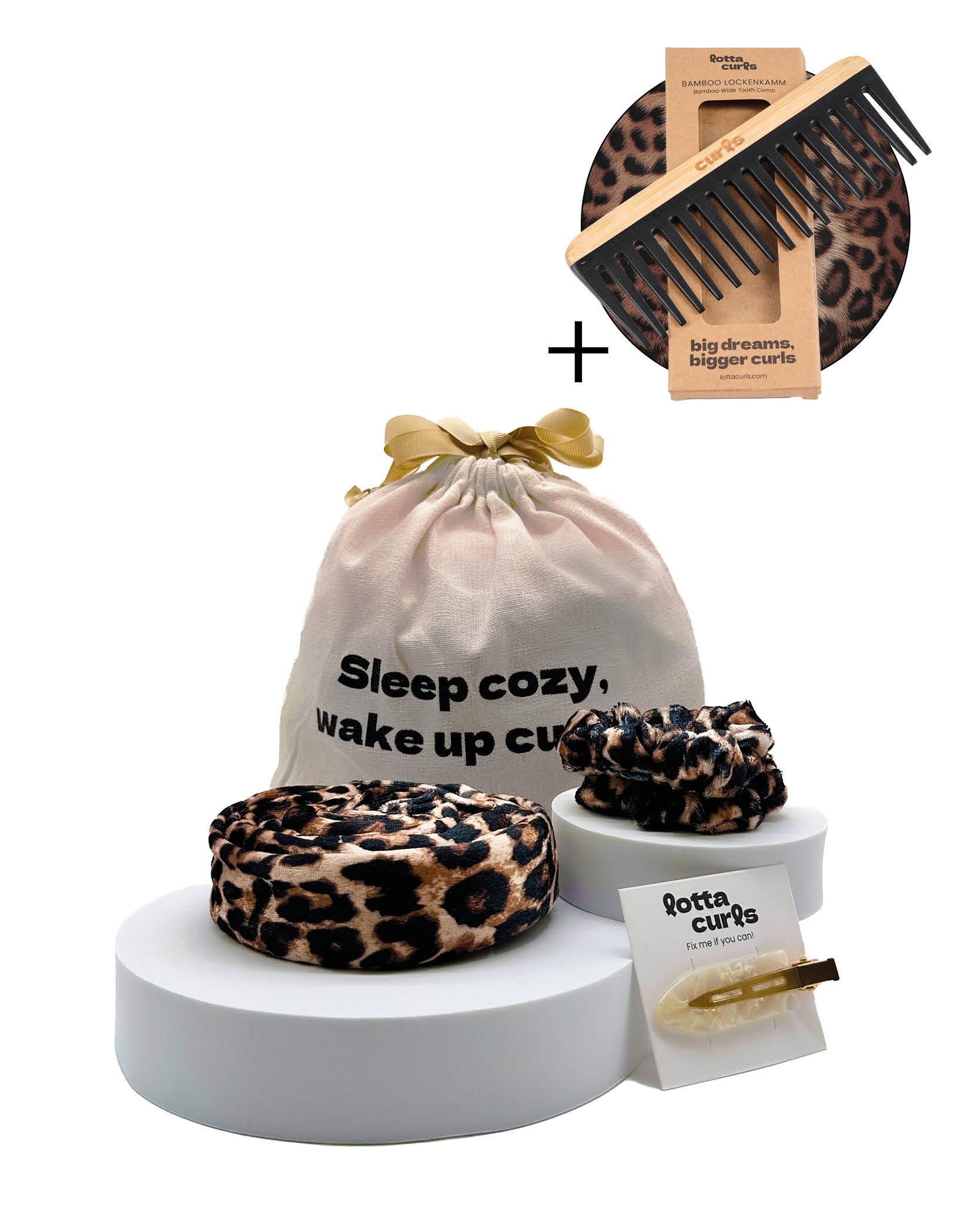 Lotta Curls Leo Design Lockenkamm Set