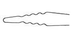 Comair Lockennadeln schwarz, 7,5 cm, Ø 0,55 mm