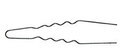 Comair Lockennadeln schwarz, 7,5 cm, Ø 0,55 mm
