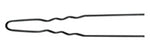 Comair Lockennadeln schwarz, 7,5 cm, Ø 1,10 mm