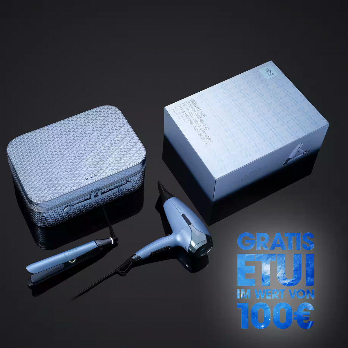 ghd Deluxe Set in Icy Blue