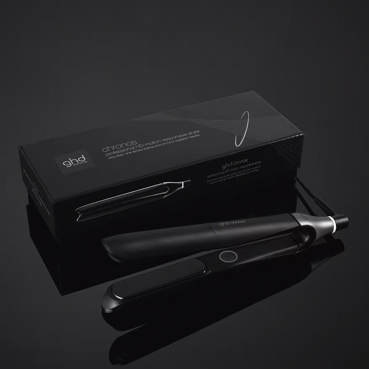 ghd chronos™ Glätteisen in schwarz (26mm Platten)