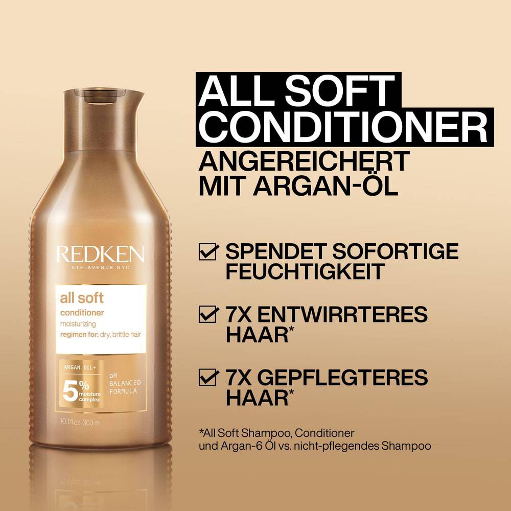Redken All Soft Conditioner – Anwendung