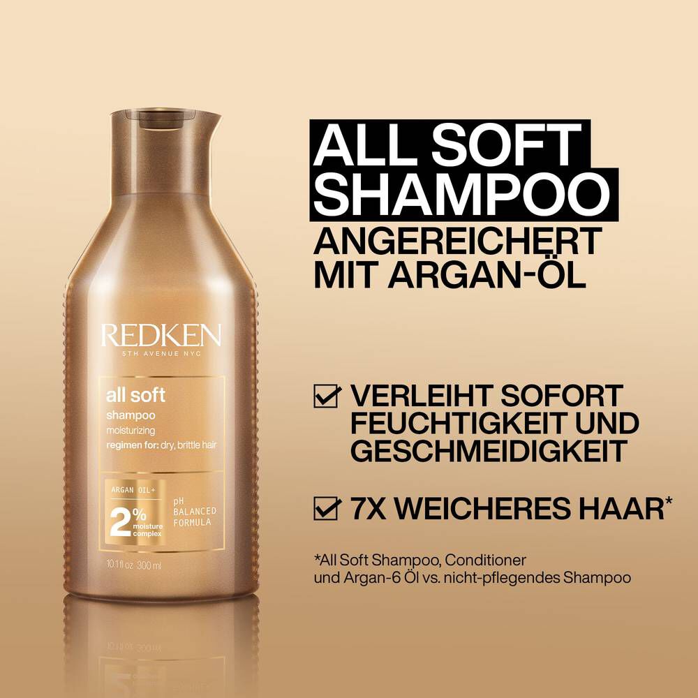 Redken All Soft Shampoo – Anwendung