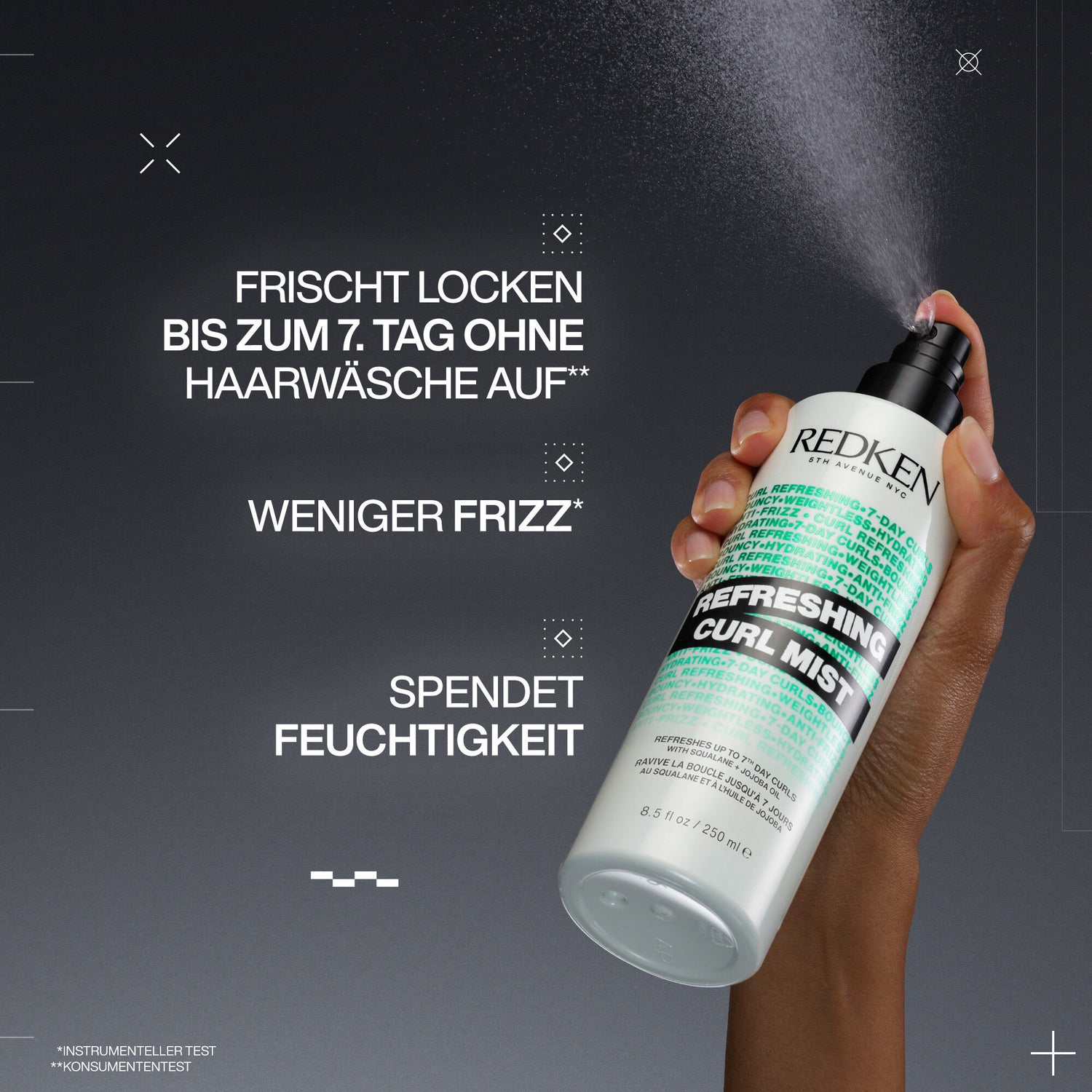 Redken Acidic Bonding Curls Refreshing Curl Mist 250 ml Rückseite