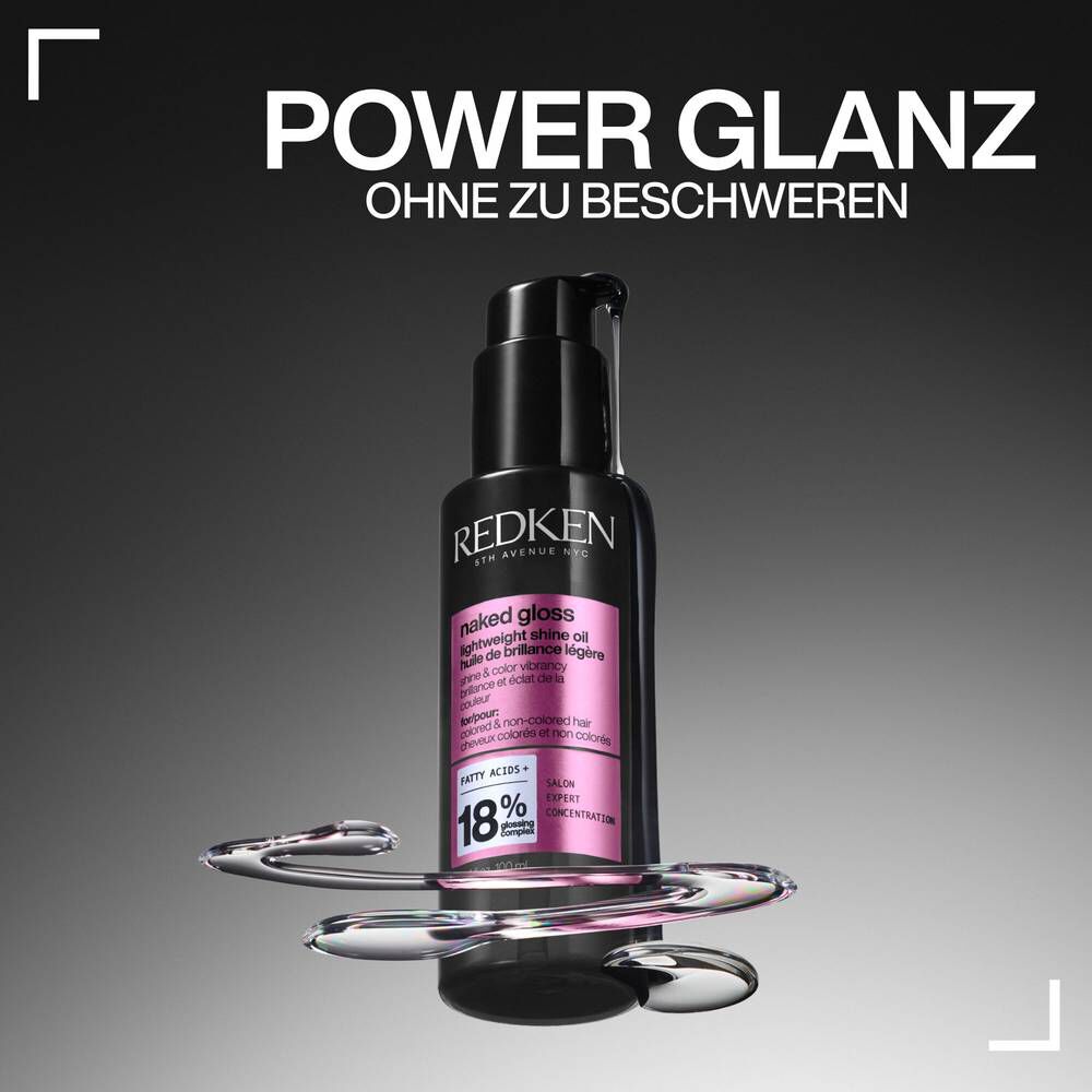 Redken Naked Gloss Oil 100 ml Ergebnis
