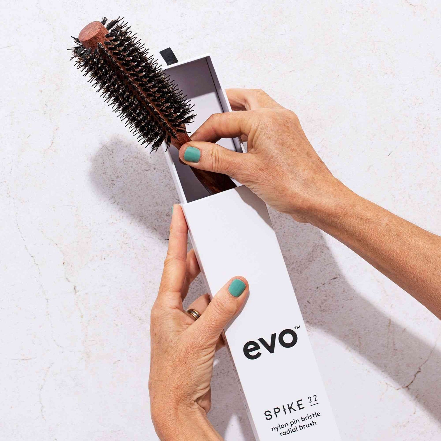 evo Spike 22 mm Nylon Pin Bristle Radial Brush – Ansicht 2