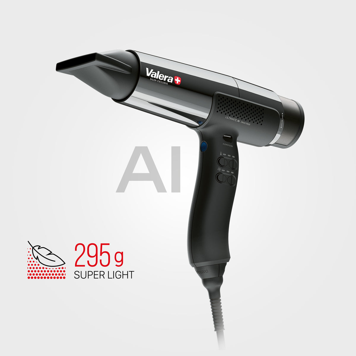 Valera Ultimate AI Black Chrome Haartrockner – Ansicht 7
