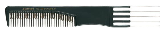 Comair Toupier-Gabelkamm Carbon Profi Line Nr. 102