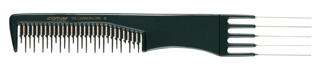 Comair Toupier-Gabelkamm Carbon Profi Line Nr. 105
