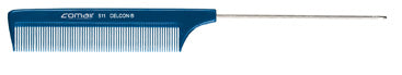 Comair Nadelstielkamm mit Strähnenhaken Blue Profi Line Nr. 511