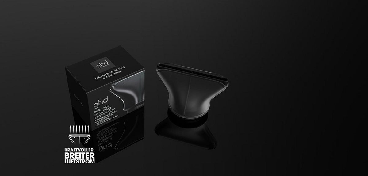 ghd speed Haartrockner Set Schwarz mit Wide Halo Smoothing Zentrierdüse – Ansicht 4