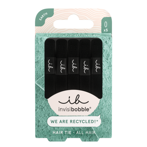 invisibobble Hair Tie Black Haargummi 5er-Set