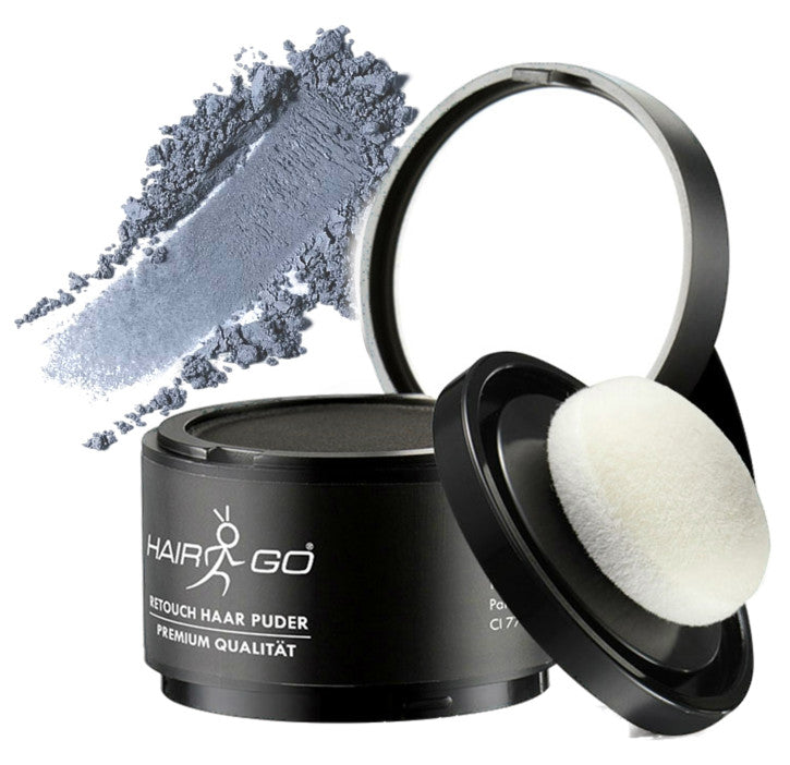 HAIR GO Ansatzpuder grau 4g