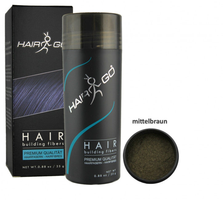 HAIR&GO Streuhaar mittelbraun 25g