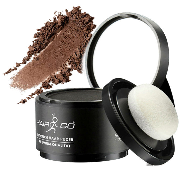 HAIR GO Ansatzpuder kastanie 4g