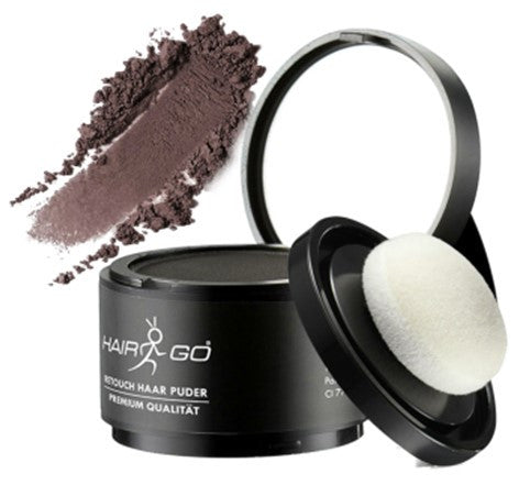 HAIR GO Ansatzpuder mittelbraun 4g