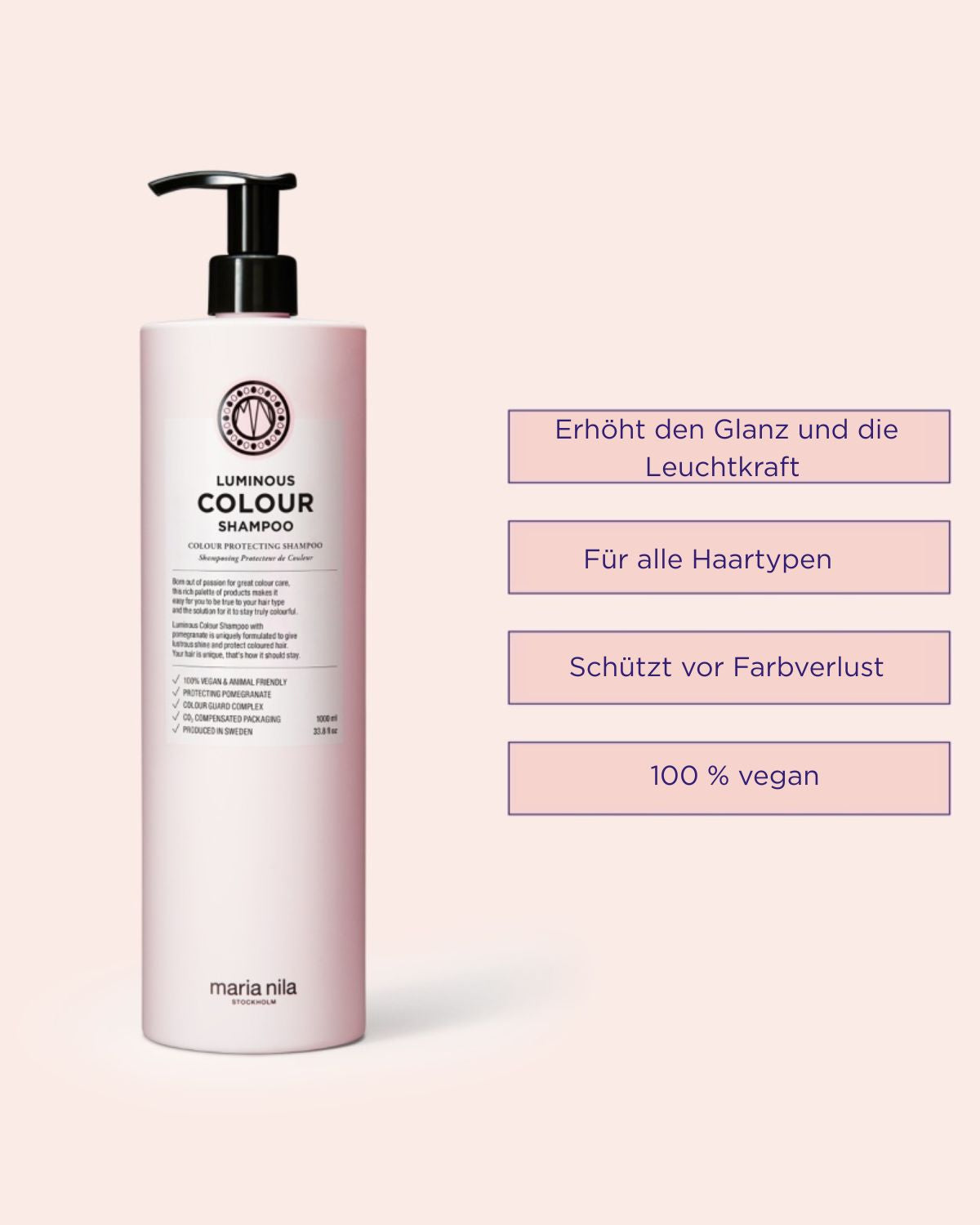 Maria Nila Luminous Colour Shampoo 1000 ml