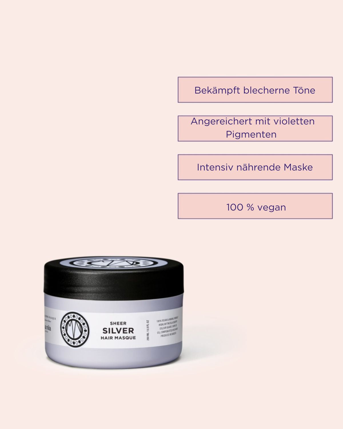 Maria Nila Sheer Silver Masque 250 ml