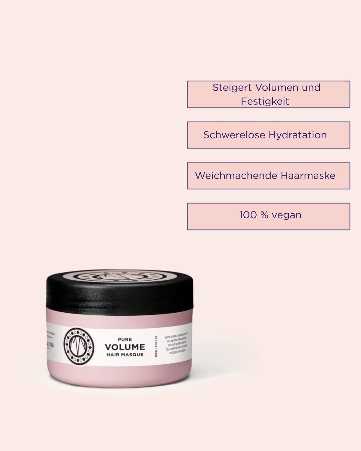 Maria Nila Pure Volume Maske 250 ml