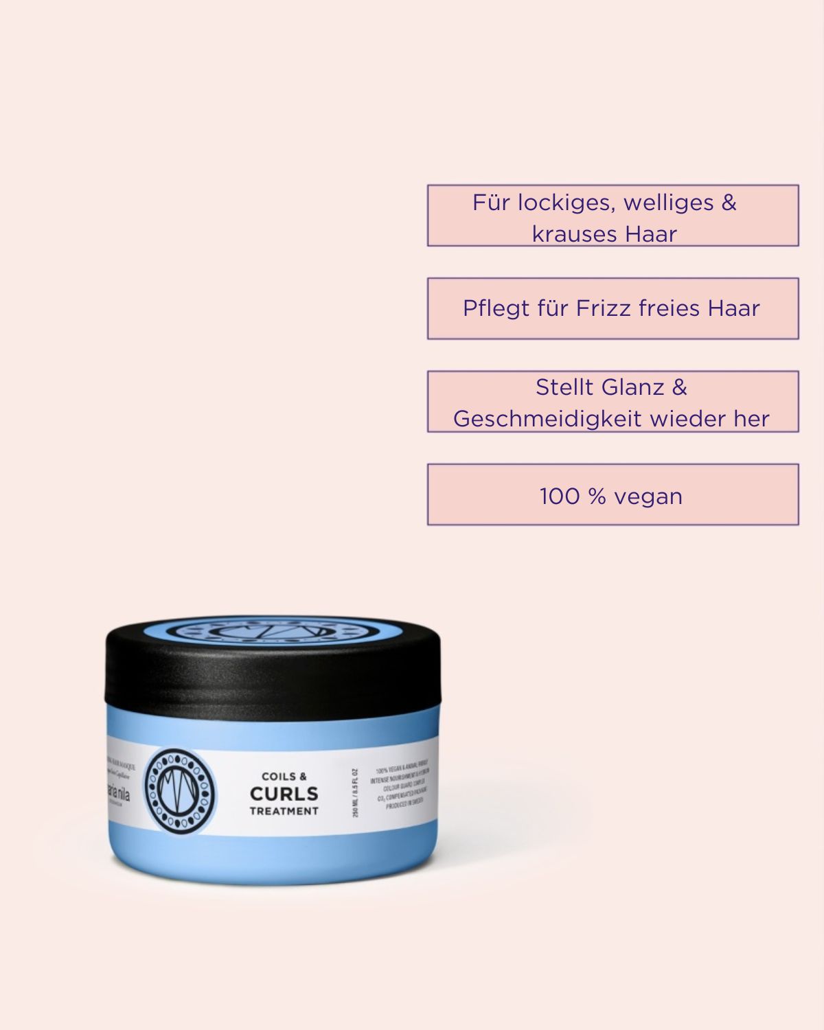 Maria Nila Coils & Curls Finishing Treatment Maske 250 ml