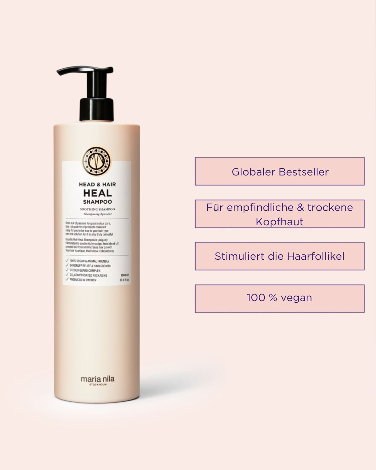 Maria Nila Head & Hair Heal Shampoo 1000 ml