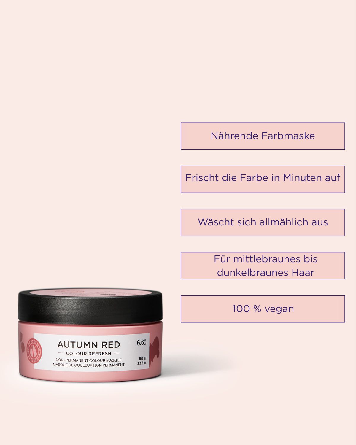 Maria Nila Colour Refresh 6.60 Autumn Red 100 ml