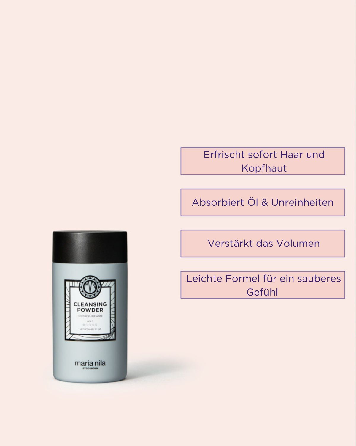Maria Nila Cleansing Powder Anwendung