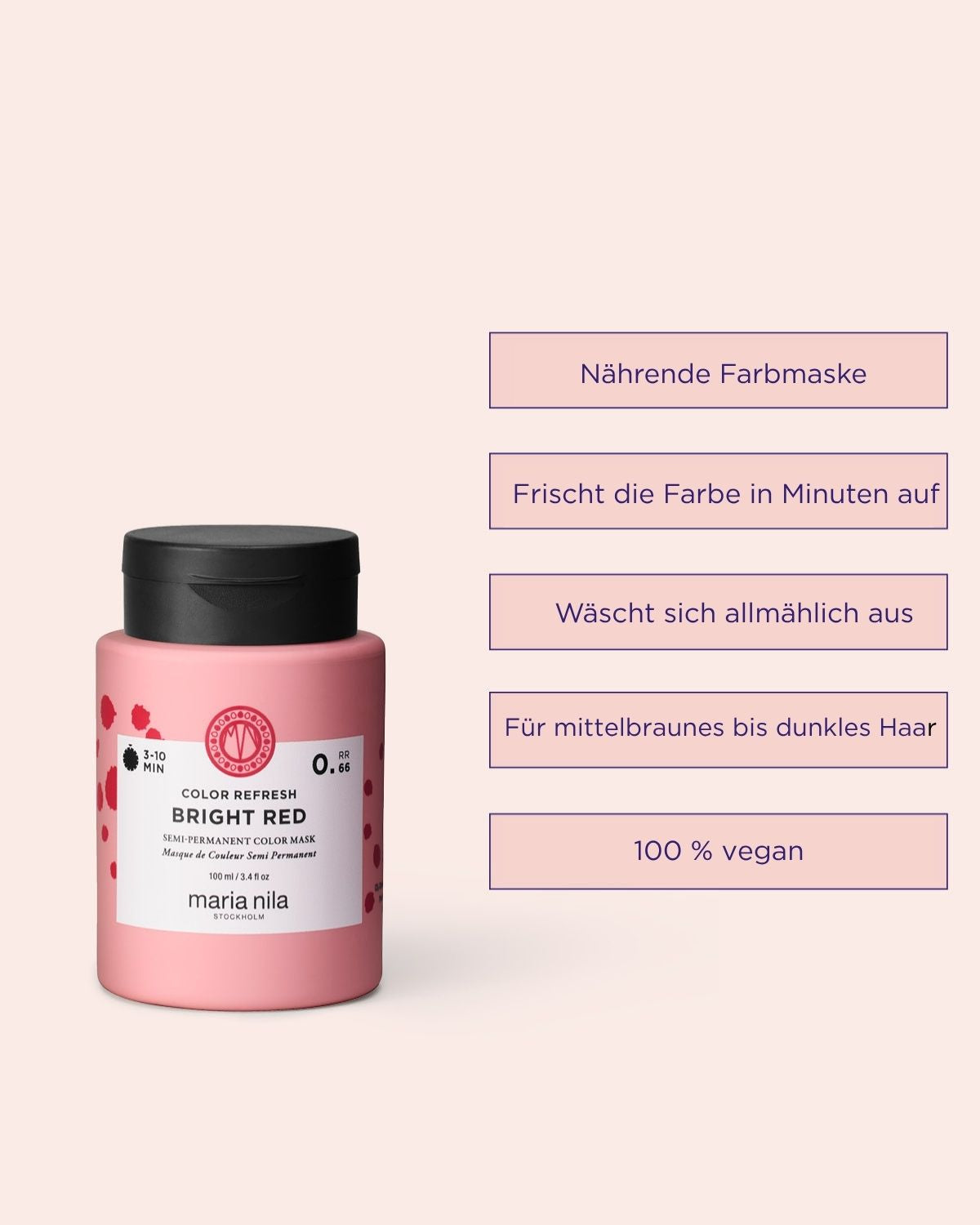 Maria Nila Colour Refresh Bright Red 0.66 100 ml