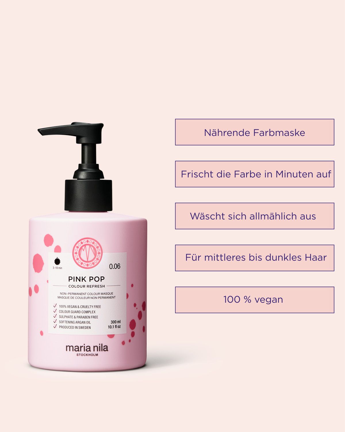 Maria Nila Colour Refresh Pink Pop 0,06 300 ml