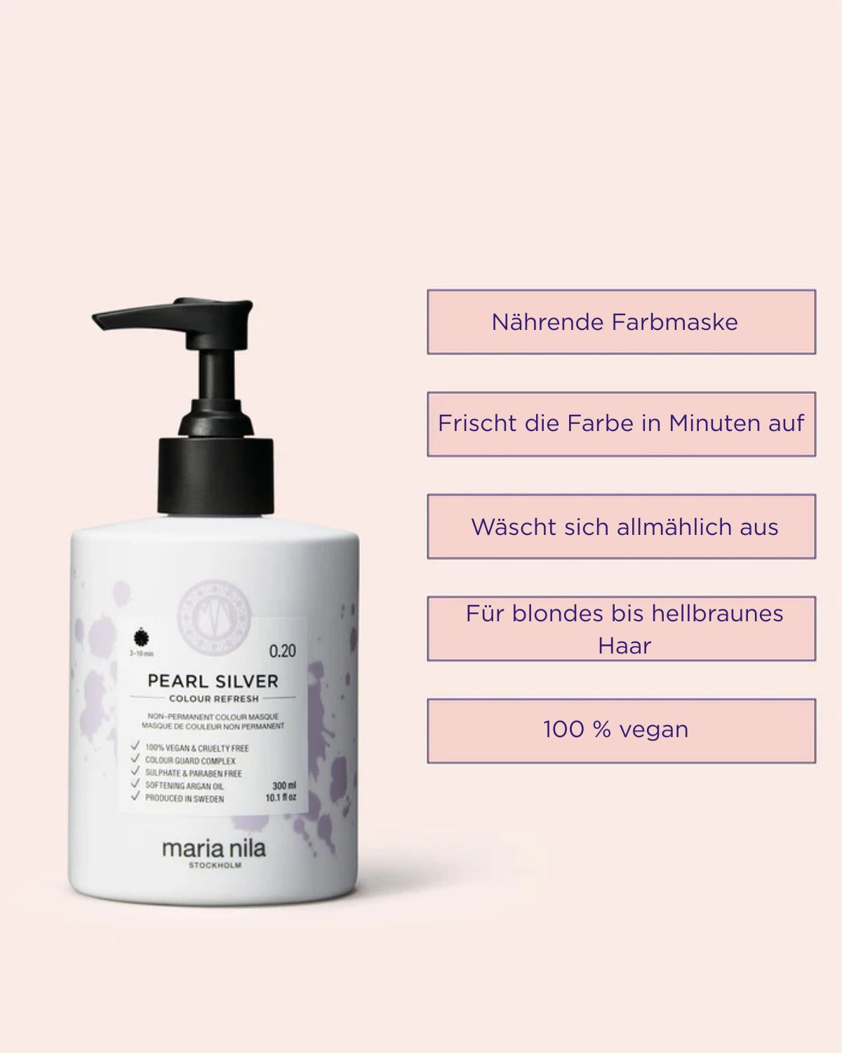 Maria Nila Colour Refresh Pearl Silver 300ml