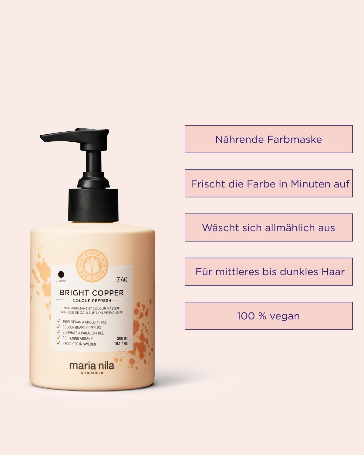 Maria Nila Colour Refresh Bright Copper 300 ml