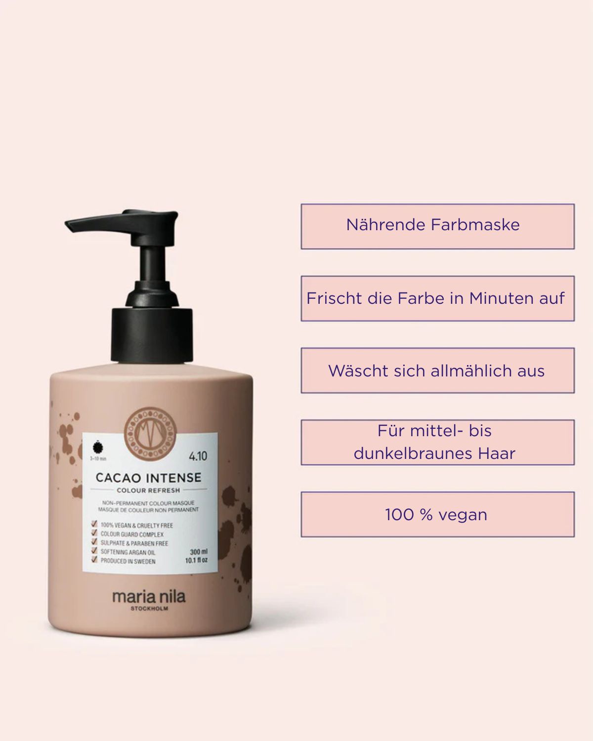 Maria Nila Colour Refresh Cacao Intense 4.10 300 ml