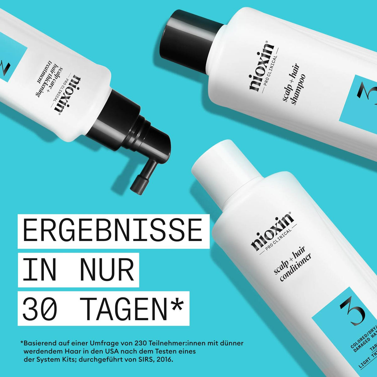 Nioxin Scalp + Hair Thickening System 3 Mini Set – Ansicht 2