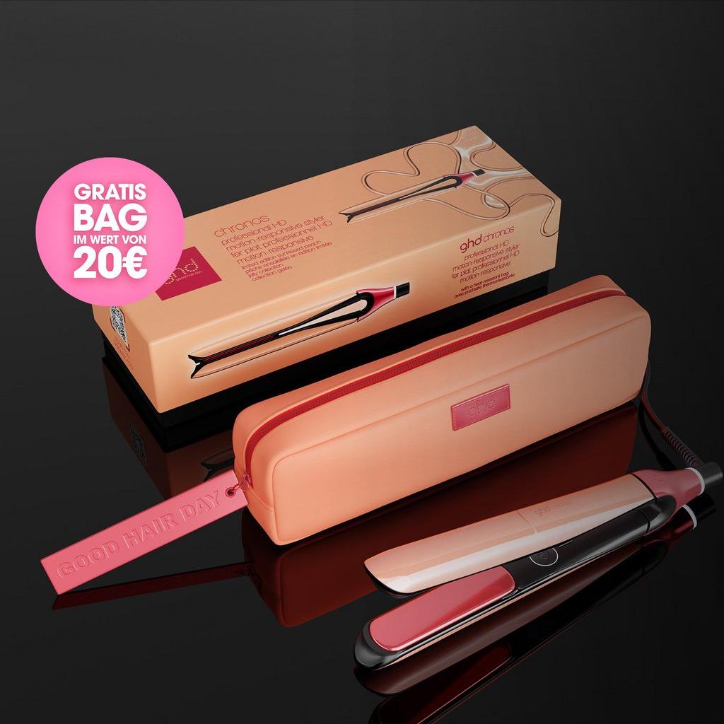 ghd Chronos Glätteisen (26mm Platten) in Sunkissed Peach