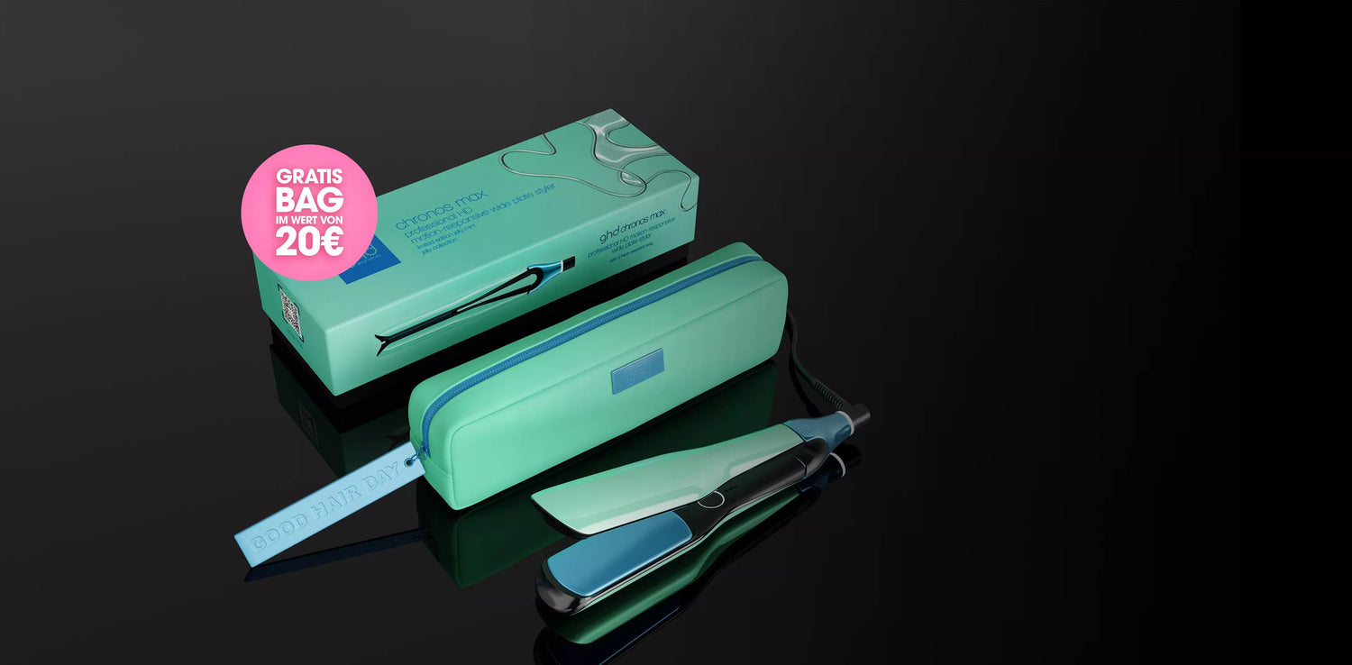 GHD CHRONOS MAX BESTES BREITES GLÄTTEISEN (43MM PLATTEN) IN JELLY MINT