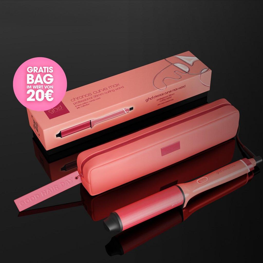 GHD Chronos Curve Max Wand Lockenstab (38mm) in Candy Coral