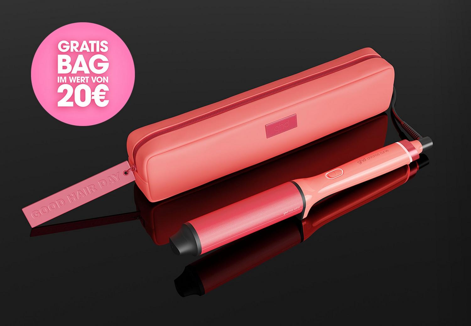 GHD Chronos Curve Max Wand Lockenstab (38mm) in Candy Coral