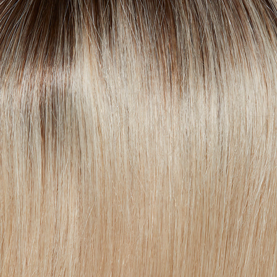 Platinum Blond Rooted