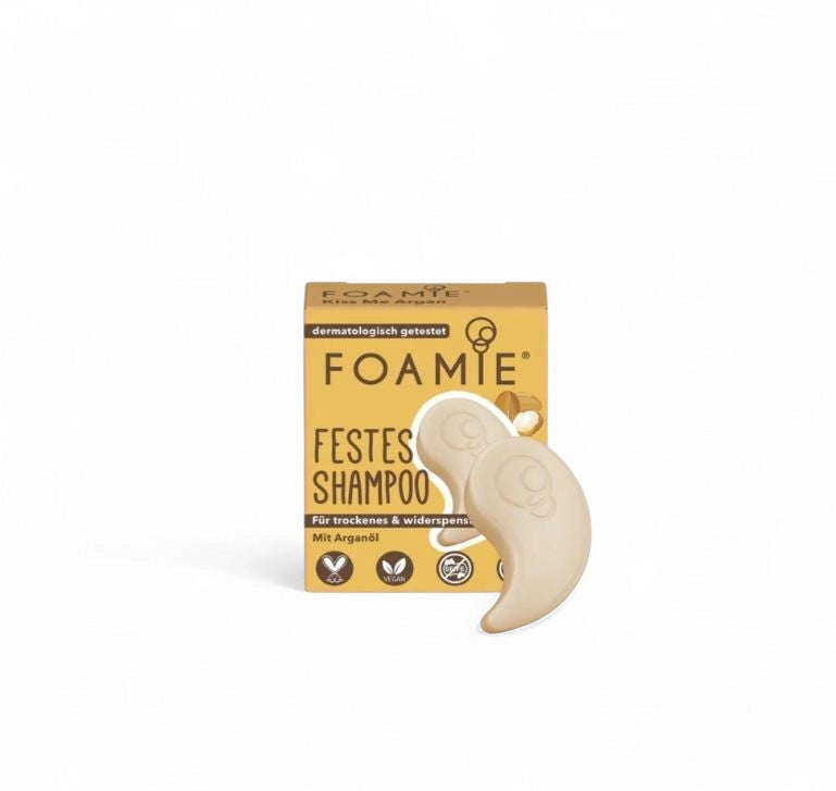 Festes Shampoo Kiss Me Argan Reisegröße