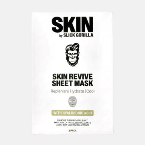 SLICK GORILLA SKIN - SKIN REVIVE SHEET MASK (3 PACK)