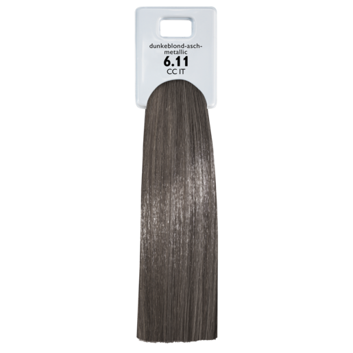 Alcina Intensiv-Tönung 6.11 dunkelblond-asch-metallic - Strähne