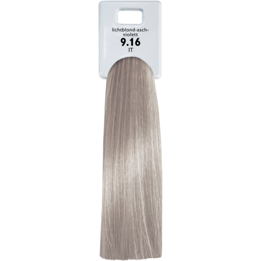 Alcina Intensiv Tönung 9.16 lichtblond asch-violett - Strähne