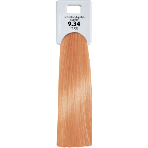Alcina Intensiv Tönung 9.34 lichtblond gold-kupfer - Strähne