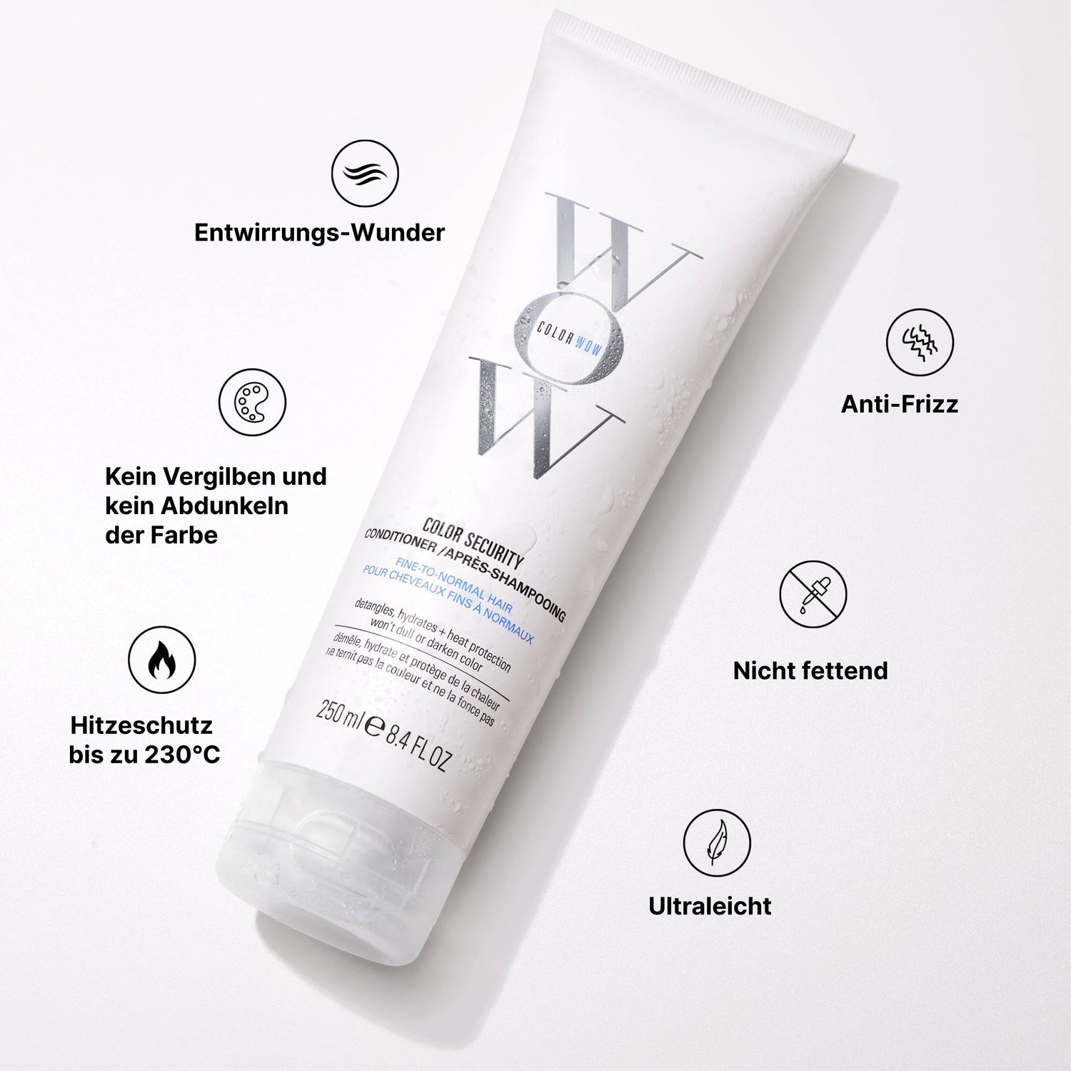 COLOR WOW COLOR SECURITY CONDITIONER FÜR FEINES BIS NORMALES GEFÄRBTES HAAR 250ML