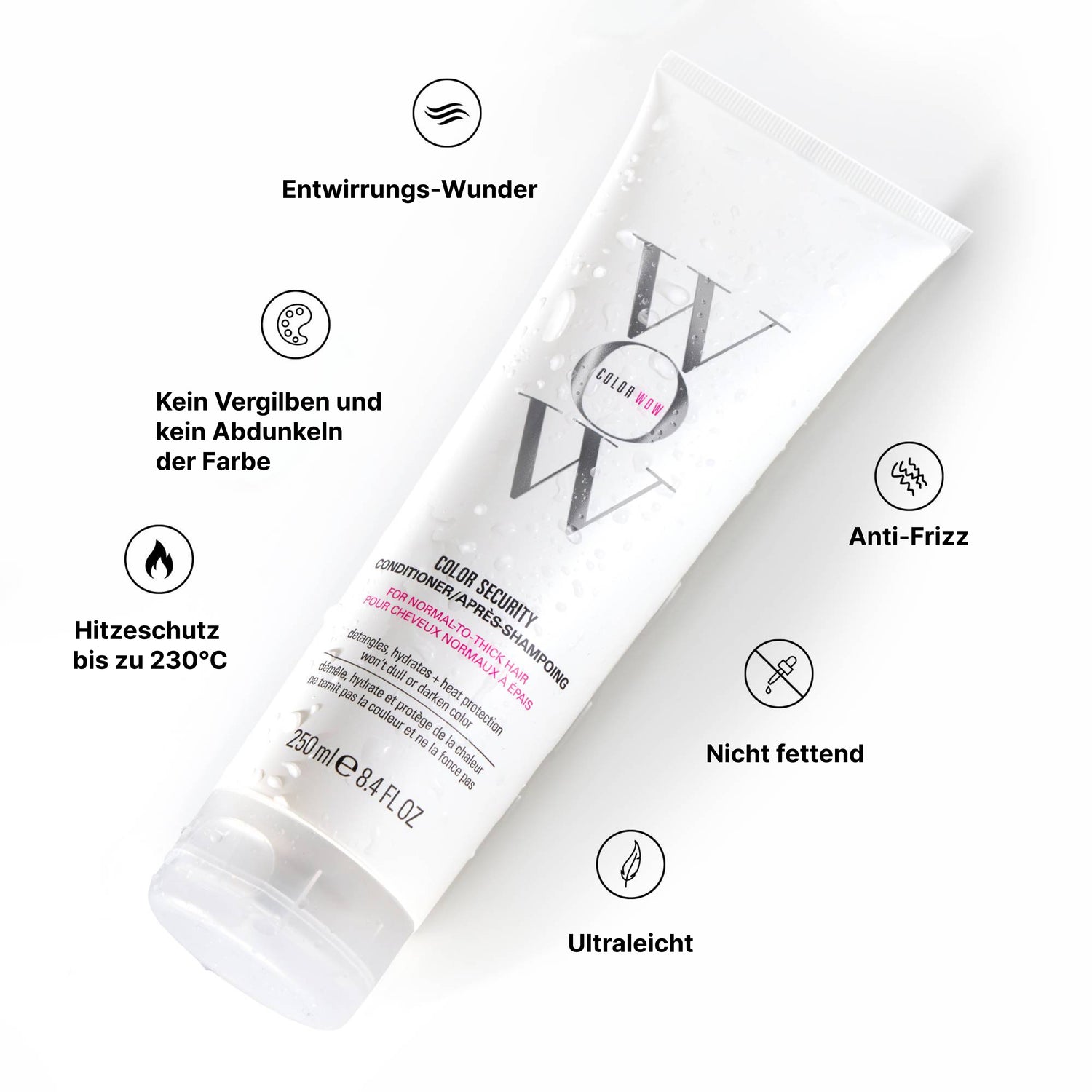 COLOR WOW COLOR SECURITY CONDITIONER FÜR NORMAL BIS DICKES GEFÄRBTES HAAR 250ML