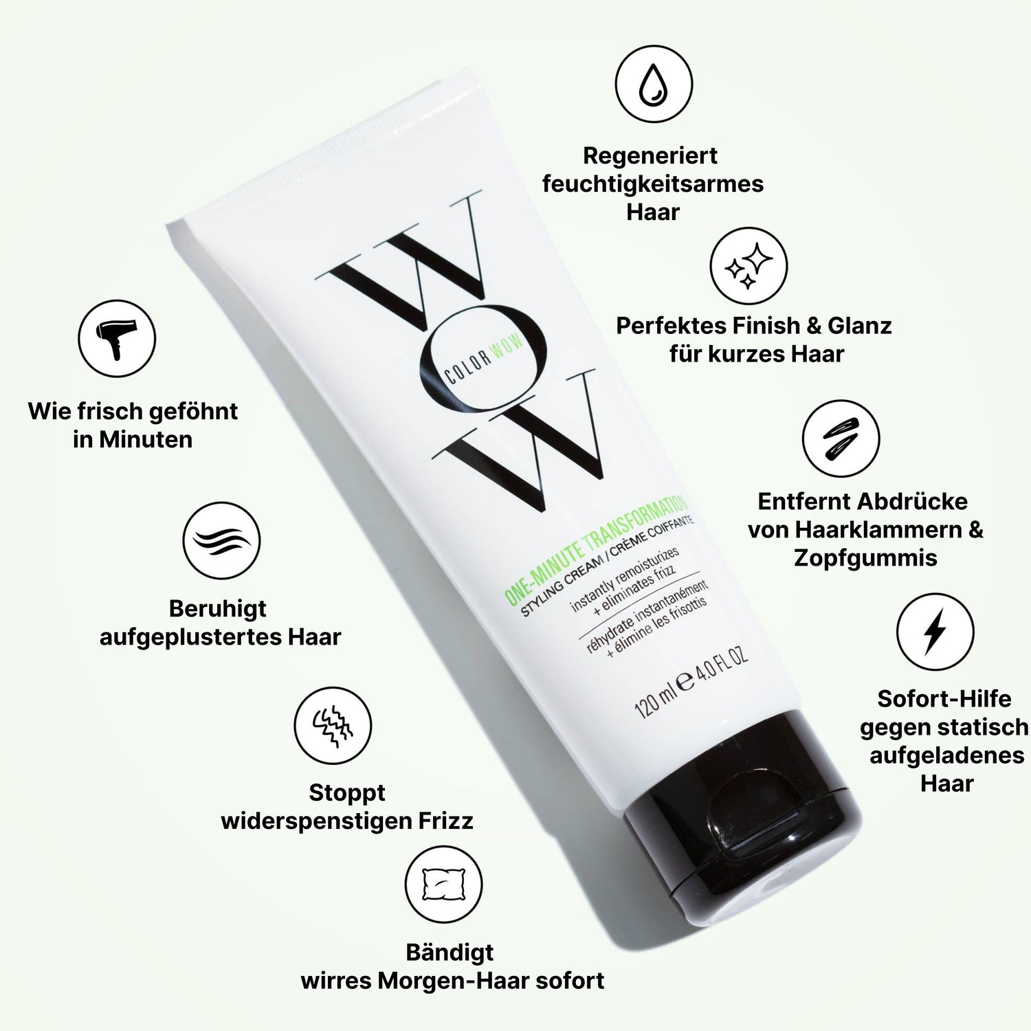 COLOR WOW ONE-MINUTE TRANSFORMATION STYLING CREAM 120ML